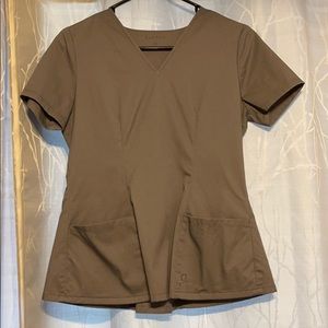 JAANUU SCRUB TOP XS GREY